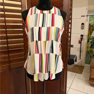 Ann Taylor Factory Multicolor Striped Blouse